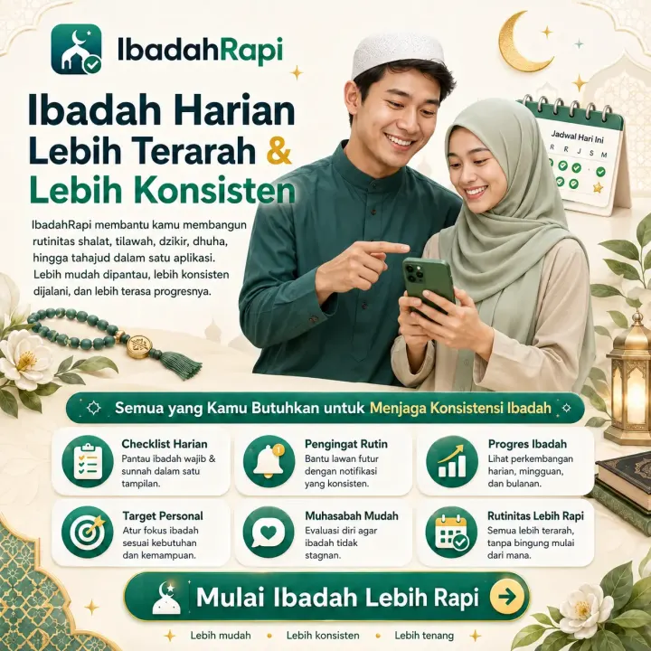 Ibadah Rapi – Aplikasi Habit Tracker Ibadah Muslim