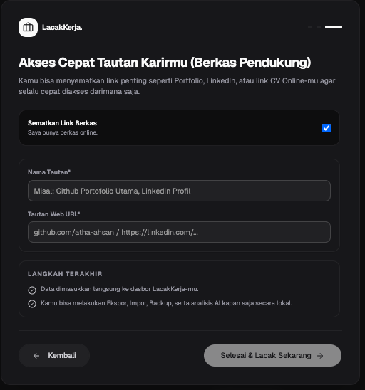 Integrasi Link Pendukung