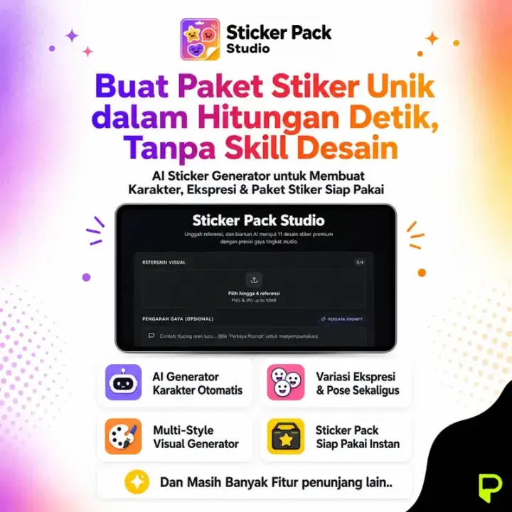 Sticker Pack Studio – Tampilan Produk