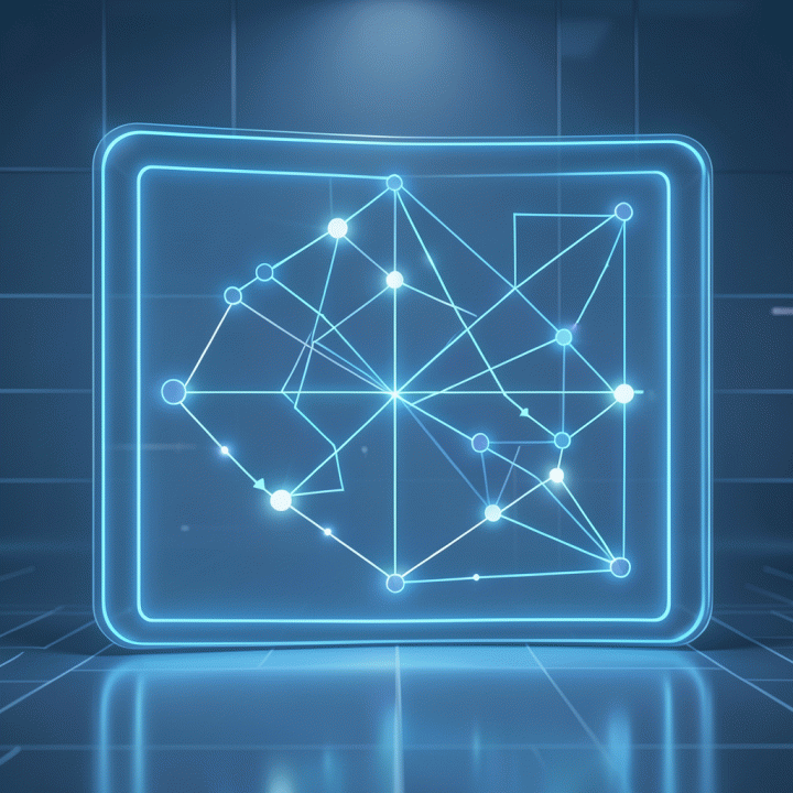 Visual abstrak yang menunjukkan proses transformasi dari desain halaman penjualan yang berantakan menjadi struktur digital yang terorganisir dan optimal.