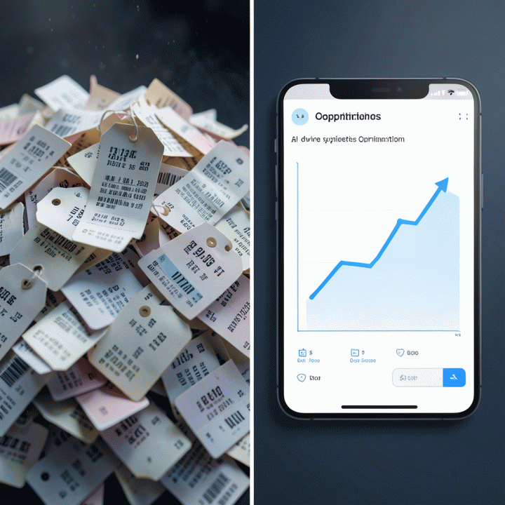 Visual perbandingan antara analisis harga manual yang rumit dengan analisis otomatis yang memberikan solusi optimal.