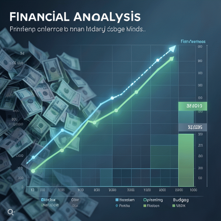 Visualisasi konseptual tentang bagaimana analisis keuangan mengubah kekacauan pengeluaran menjadi tren grafik yang terstruktur dan stabil.