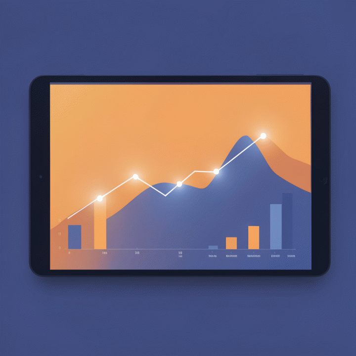Rekomendasi harga optimal di Dashop ditampilkan melalui sorotan grafik dan metrik visual tanpa teks.