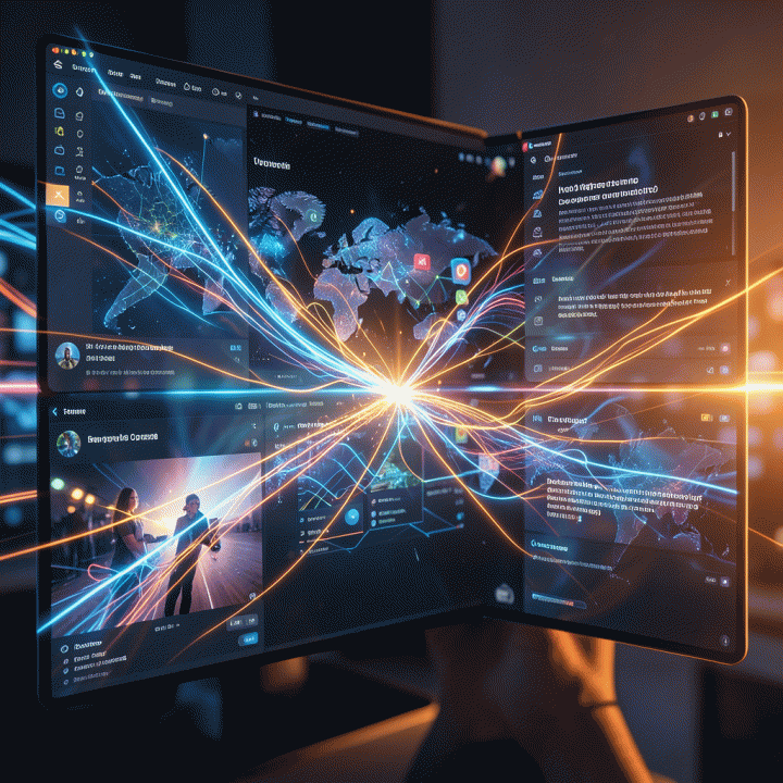 Digital content creator using an AI platform to generate multiple viral video hooks quickly and effectively.