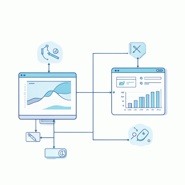 Flow chart showing the AI process for demand forecasting in fashion rental.
