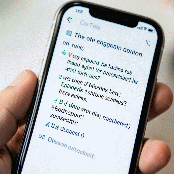 Close-up of a phone screen showing a viral hook formula for Reels and TikTok.