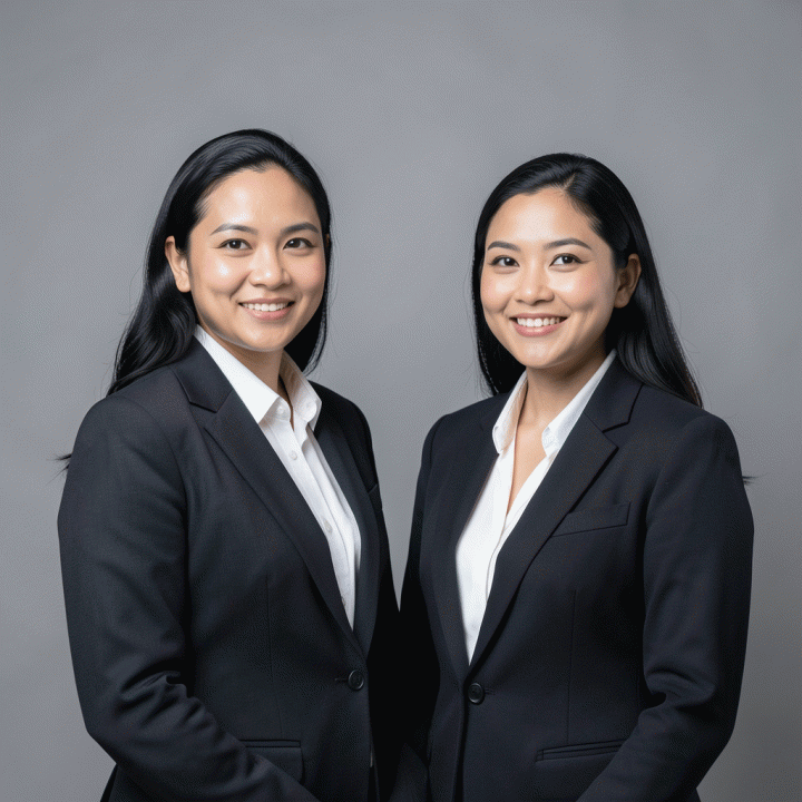 Foto profil profesional berkualitas studio untuk LinkedIn, menampilkan kesan percaya diri dan kompeten.