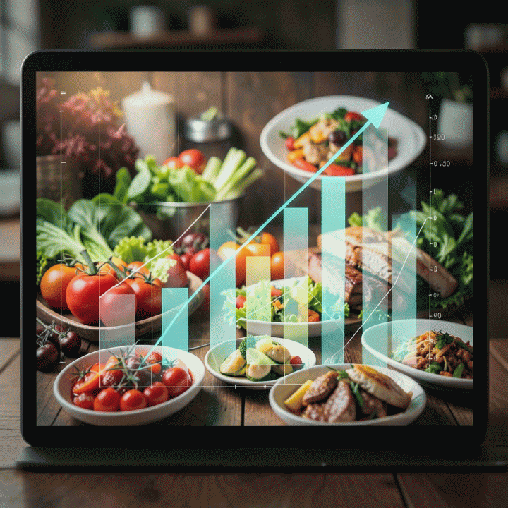 Grafik batang yang menunjukkan kenaikan biaya operasional dan dampaknya pada margin keuntungan bisnis kuliner.