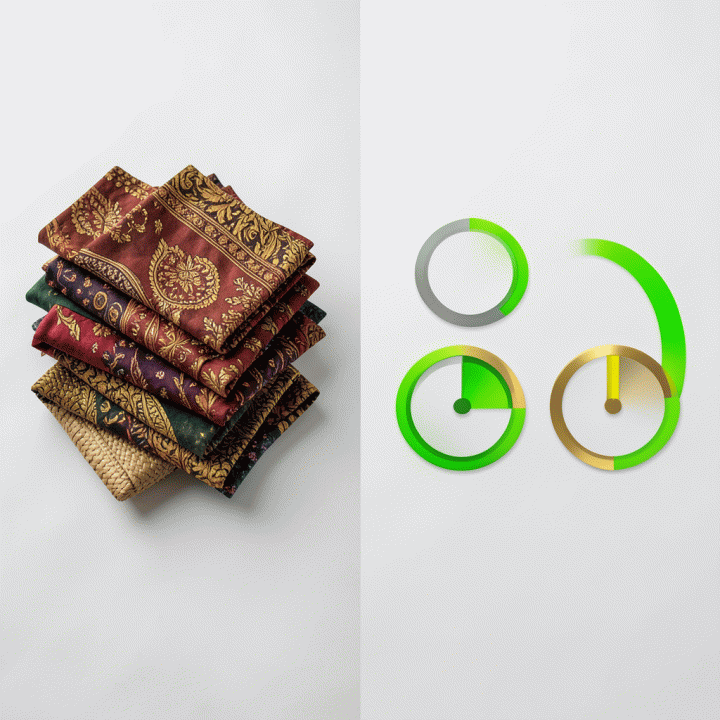 Perbandingan skenario harga jual optimal vs harga jual biasa untuk kerajinan tangan, divisualkan dengan grafik keuangan yang jelas.