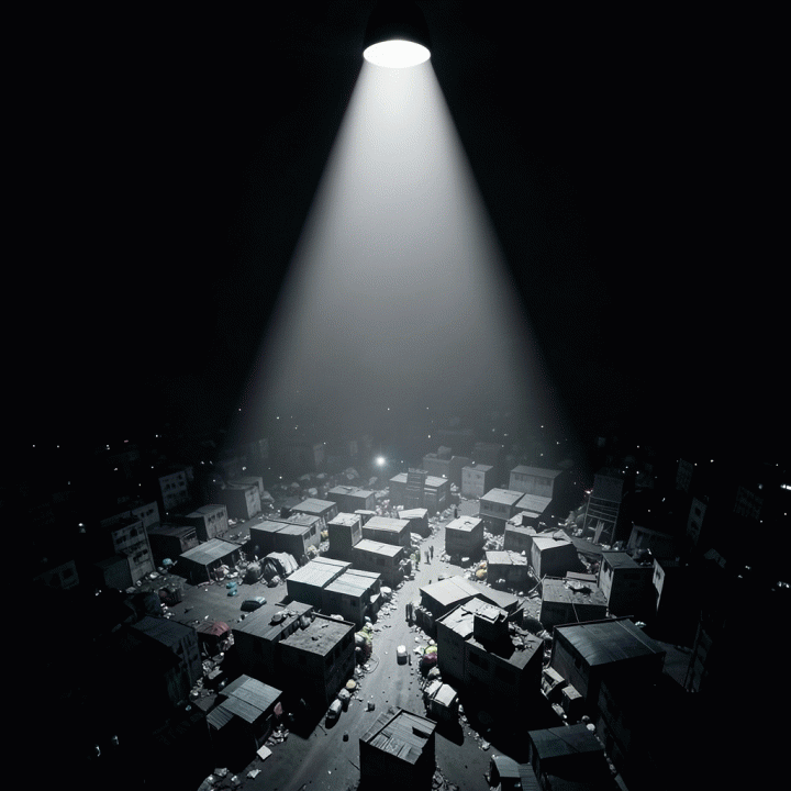 Conceptual image representing the discovery of an untapped market opportunity or competitor gap.