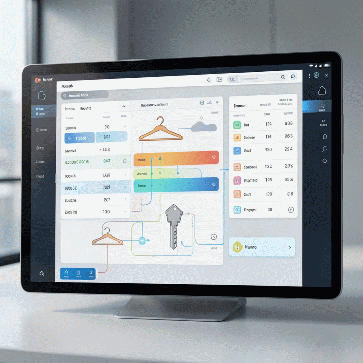 Dashboard digitalisasi manajemen jadwal booking rental yang efisien dan terorganisir untuk bisnis fashion dan properti.