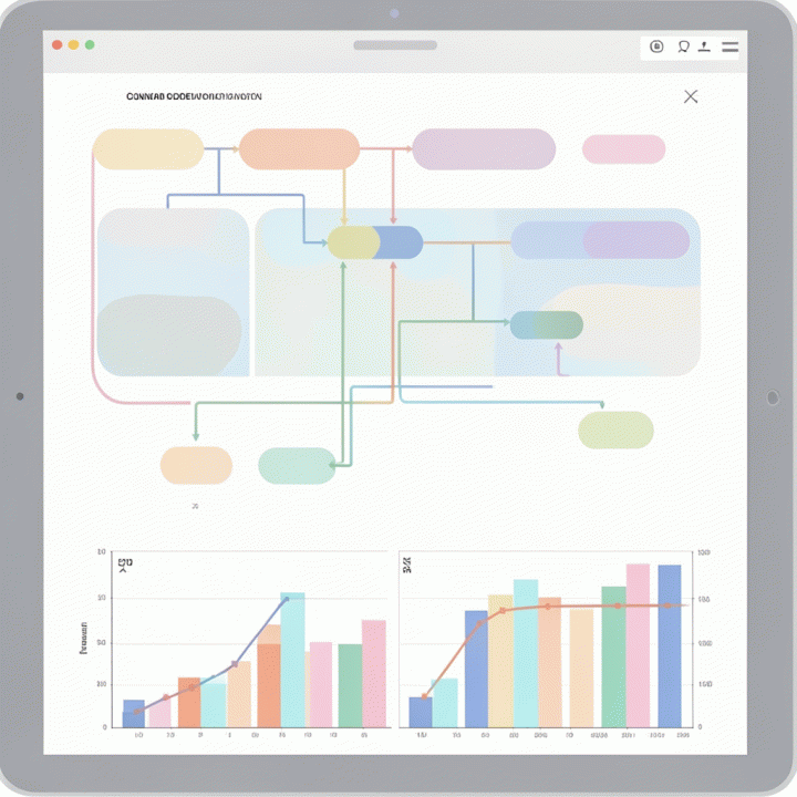 Abstract visual of a wedding timeline and vendor coordination flowcharts displayed digitally for effective planning.