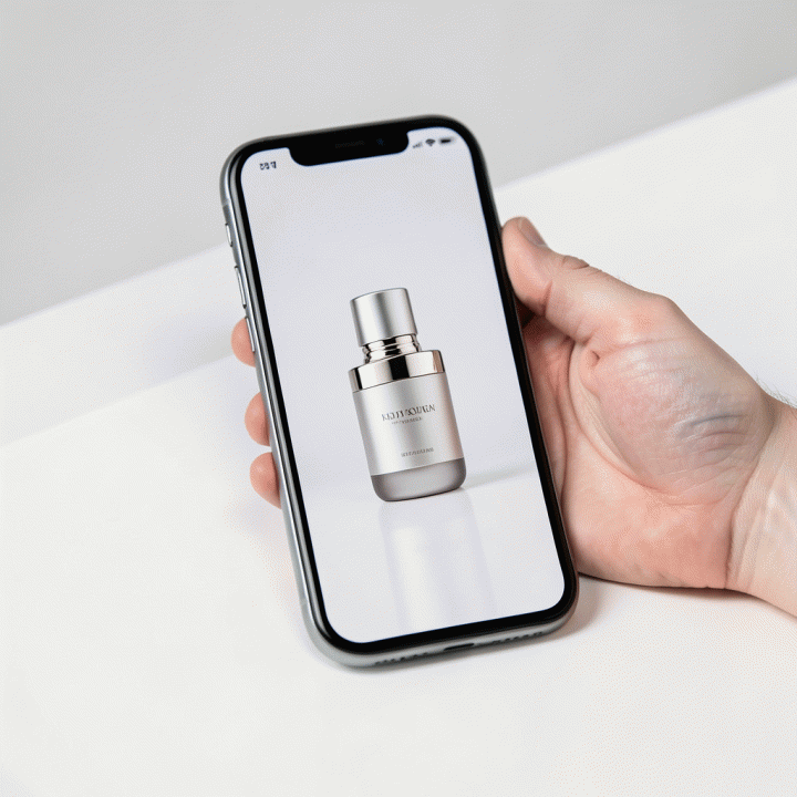 Proses memotret produk e-commerce dengan kamera modern dalam suasana studio yang profesional.
