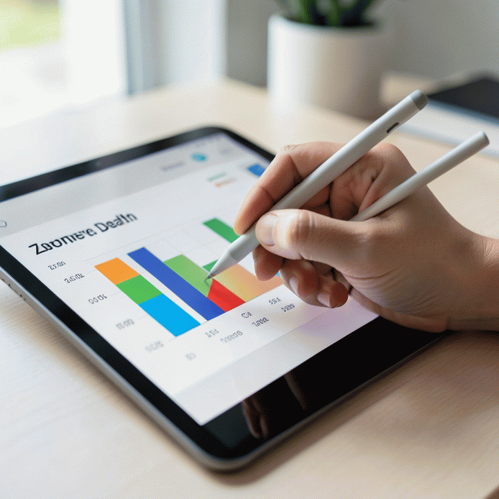 Visualisasi spreadsheet pelunasan utang yang menunjukkan kemajuan finansial yang positif dan terstruktur.