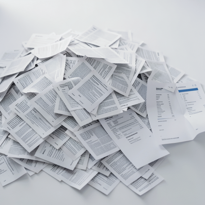 Abstract representation of managing and organizing chaotic debt into a structured financial plan.