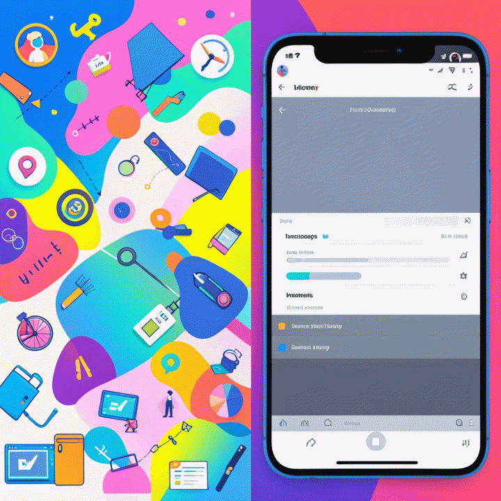 Split screen showing inconsistent design vs. unified design achieved through AI tools.