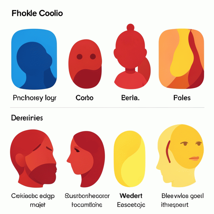 Grafik yang menjelaskan psikologi warna dalam thumbnail YouTube untuk meningkatkan klik (CTR).