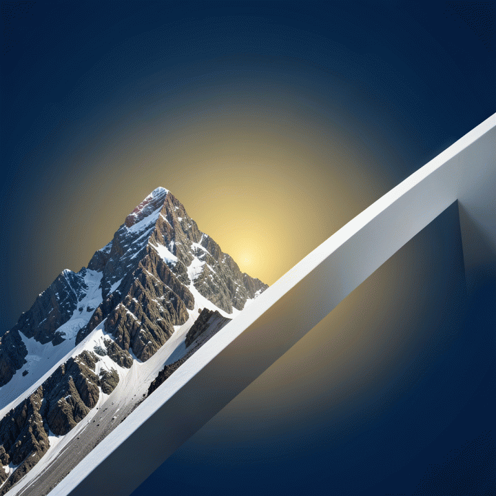 Visual metaphor comparing the Debt Avalanche and Debt Snowball strategies as diverging paths on a mountain.