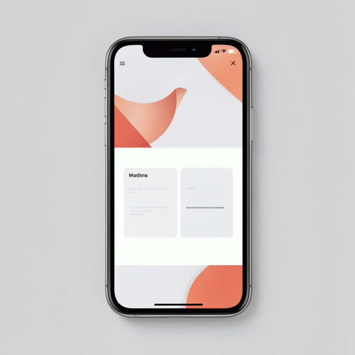Tampilan desain landing page yang dioptimalkan untuk perangkat seluler (mobile-native), menunjukkan tata letak yang sempurna dan siap konversi.