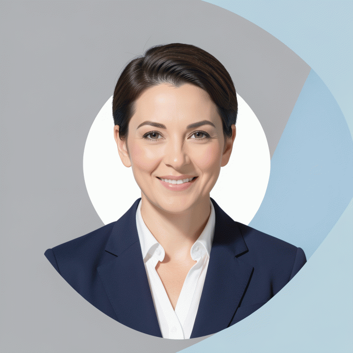 Ilustrasi visual yang menunjukkan panduan ukuran dan standar latar belakang foto profil LinkedIn yang profesional.